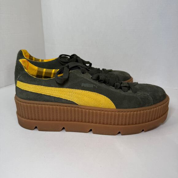 Puma Fenty x Rihanna Cleated Creeper Lace Up Platform Sneaker Shoes Size 12 - Picture 1 of 9